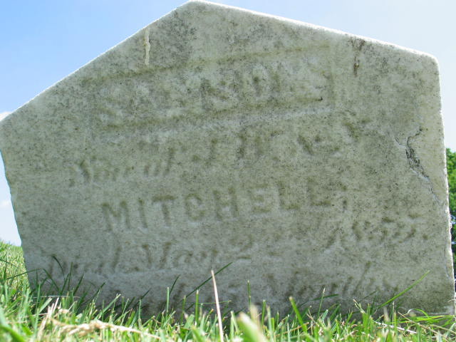 Sansom Mitchell tombstone